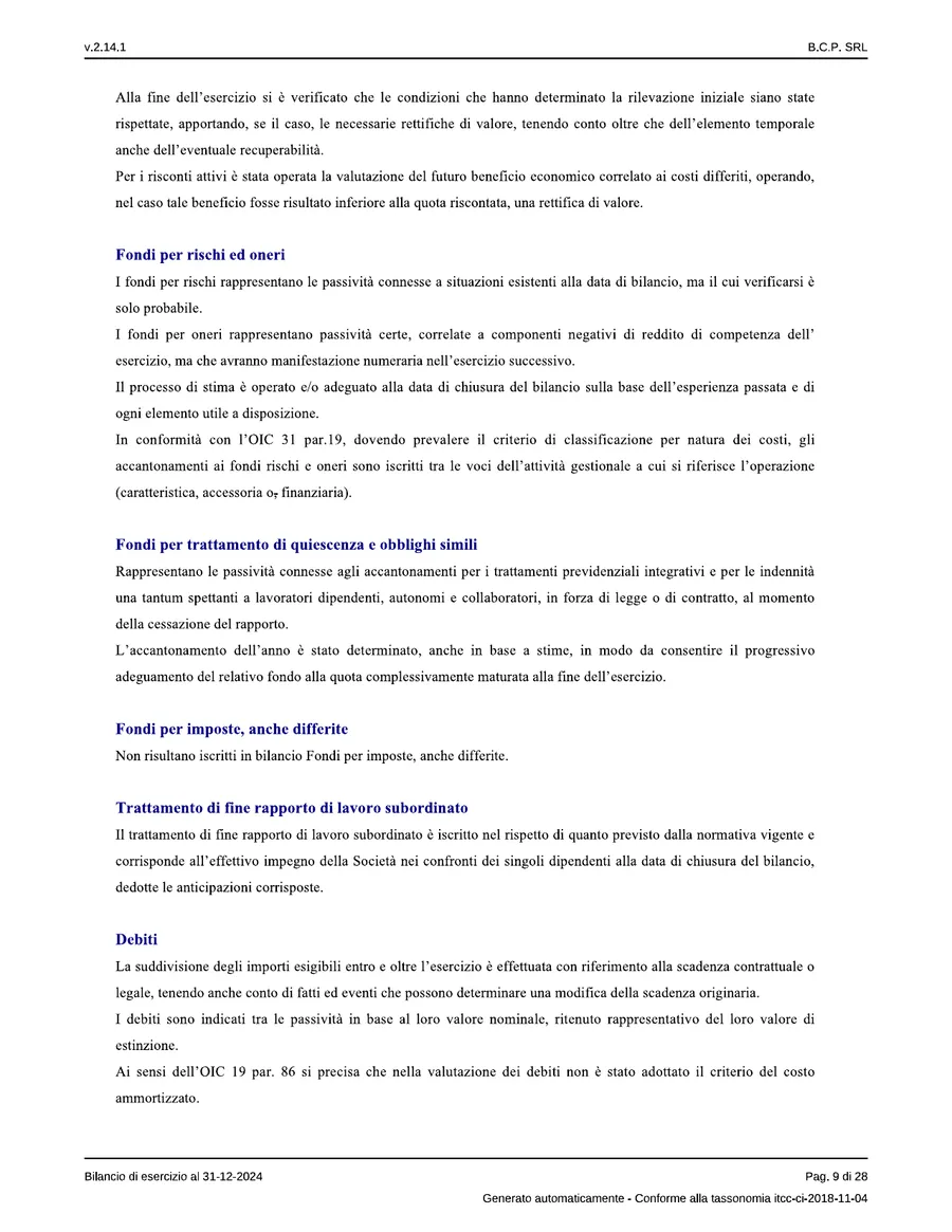 Bilancio — pagina 9 di 28