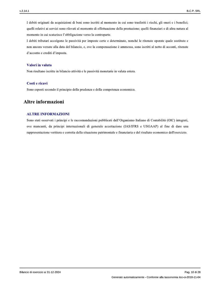 Bilancio — pagina 10 di 28