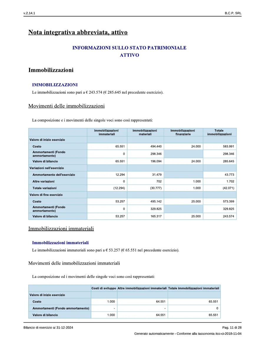 Bilancio — pagina 11 di 28