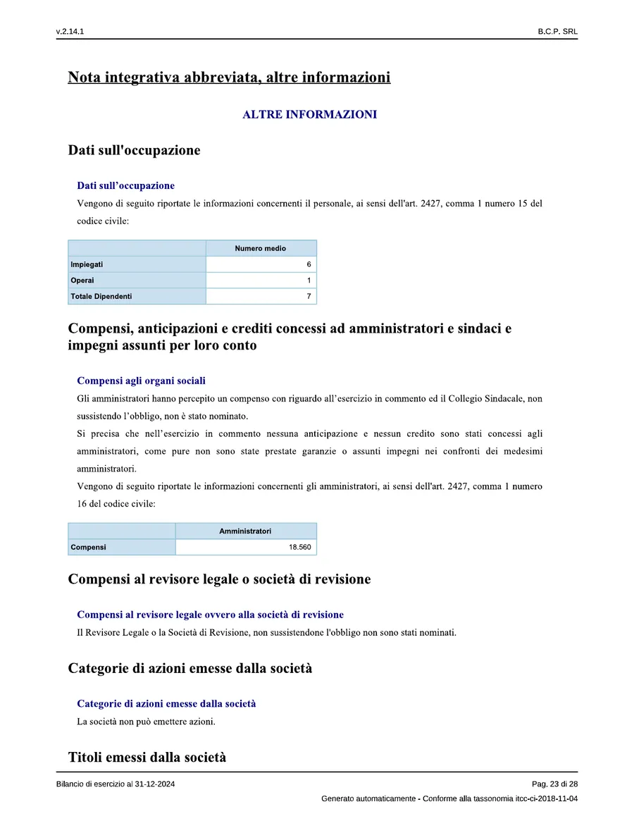 Bilancio — pagina 23 di 28