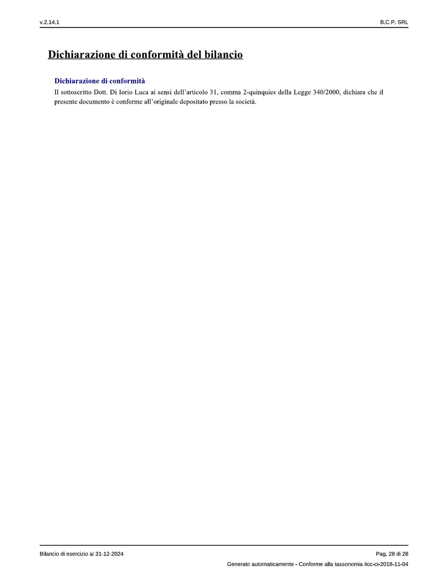 Bilancio — pagina 28 di 28